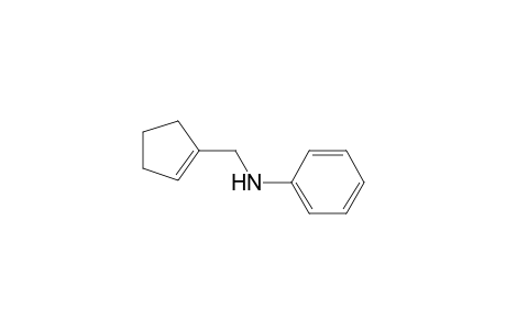 Benzenamine, N-(1-cyclopenten-1-ylmethyl)-