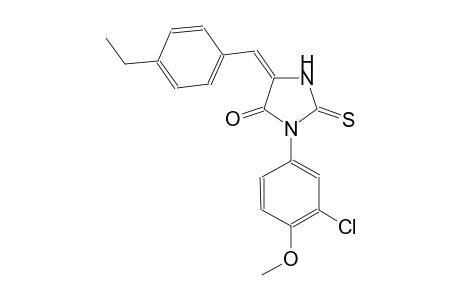 4-imidazolidinone, 3-(3-chloro-4-methoxyphenyl)-5-[(4-ethylphenyl)methylene]-2-thioxo-, (5E)-