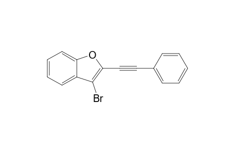 3-Bromo-2-phenylethynylbenzofuran