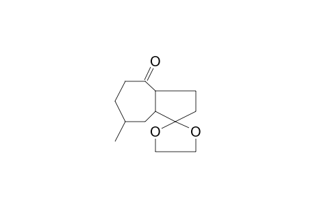 Spiro[azulene-1(4H),2'-[1,3]dioxolan]-4-one, octahydro-7-methyl-, (3a.alpha.,7.beta.,8a.alpha.)-