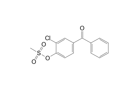 Methanesulfonic acid (4-benzoyl-2-chloro-phenyl) ester