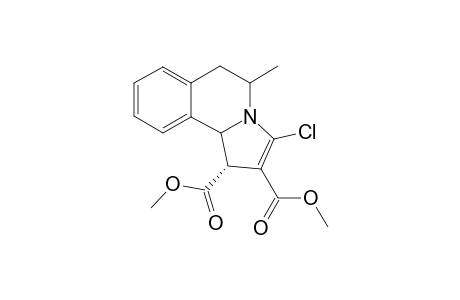 Dimethyl 3-chloro-5-methyl-4H-1,5,6,7,10b-tetrahydrobenzo[g]indolizine-1,2-dicarboxylate