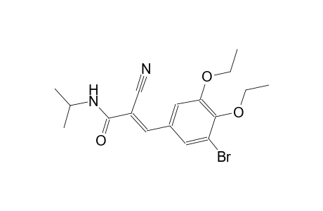 (2E)-3-(3-bromo-4,5-diethoxyphenyl)-2-cyano-N-isopropyl-2-propenamide