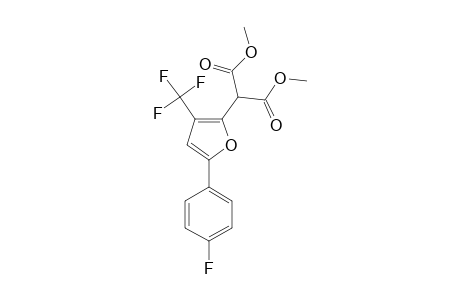 5-(4-FLUOROPHENYL)-2-BIS-(METHOXYCARBONYL)-METHYL-3-(TRIFLUOROMETHYL)-FURAN