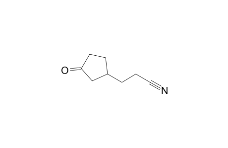 3-(3-Oxocyclopentyl)propanenitrile