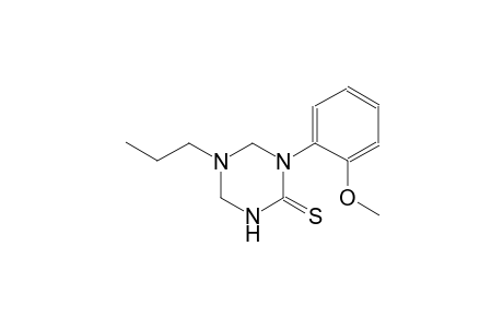 1-(2-methoxyphenyl)-5-propyltetrahydro-1,3,5-triazine-2(1H)-thione