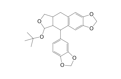 5-Benzo[1,3]dioxol-5-yl-6-tert-butoxy-5,5a,6,8,8a,9-hexahydrofuro[3',4':6,7]naphtho[2,3-d][1,3]dioxole