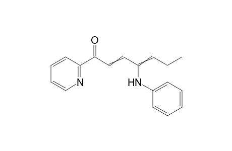 4-(phenylamino)-1-(pyridin-2-yl)hepta-2,4-dien-1-one