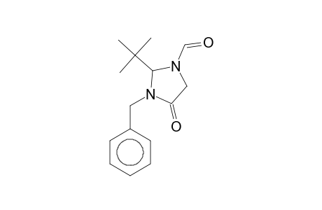 3-Benzyl-2-tert-butyl-4-oxo-1-imidazolidinecarbaldehyde