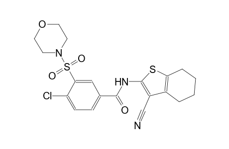 benzamide, 4-chloro-N-(3-cyano-4,5,6,7-tetrahydrobenzo[b]thien-2-yl)-3-(4-morpholinylsulfonyl)-