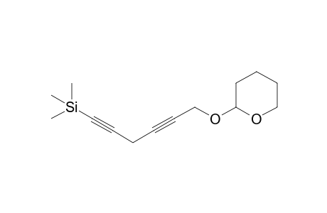 Trimethyl(6-tetrahydropyran-2-yloxyhexa-1,4-diynyl)silane