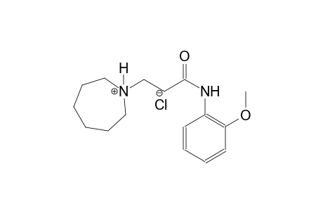 1H-azepinium, hexahydro-1-[3-[(2-methoxyphenyl)amino]-3-oxopropyl]-, chloride