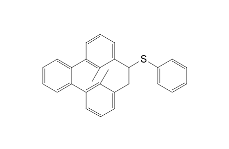 5,9:12,16-Dimethenobenzocyclotetradecene, 10,11-dihydro-17,18-dimethyl-10-(phenylthio)-