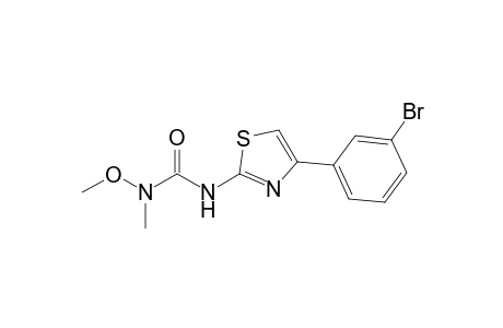 Urea, N'-[4-(3-bromophenyl)-2-thiazolyl]-N-methoxy-N-methyl-