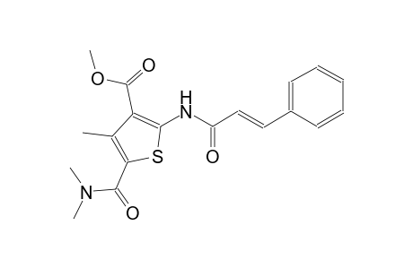 methyl 5-[(dimethylamino)carbonyl]-4-methyl-2-{[(2E)-3-phenyl-2-propenoyl]amino}-3-thiophenecarboxylate