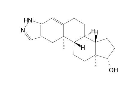 [3,2-c]Pyrazole-androst-4-en-17b-ol