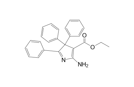 2-amino-4,4,5-triphenyl-3-pyrrolecarboxylic acid ethyl ester