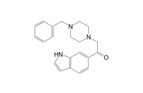 ethanone, 1-(1H-indol-6-yl)-2-[4-(phenylmethyl)-1-piperazinyl]-