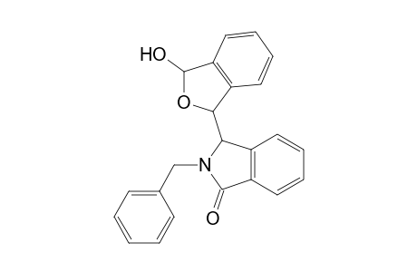 1H-Isoindol-1-one, 3-(1,3-dihydro-3-hydroxy-1-isobenzofuranyl)-2,3-dihydro-2-(phenylmethyl)-