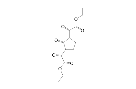 1,3-Cyclopentanediglyoxylic acid, 2-oxo-, diethyl ester
