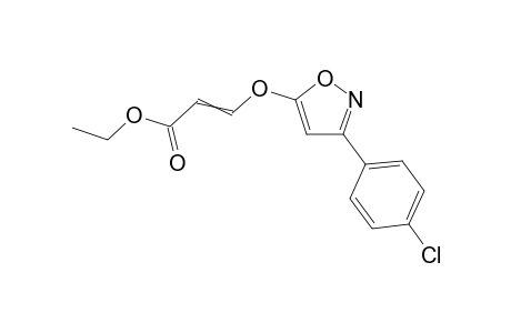 3-(4-chlorophenyl)-5-(2-ethoxycarbonylethenyloxy)isoxazole