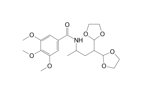 Benzamide, 3,4,5-trimethoxy-N-[3,3-di(1,3-dioxolan-2-yl)-1-methylpropyl]-