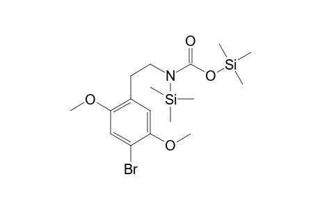 4-Bromo-2,5-dimethoxyphenethylaminecarbamic acid 2TMS