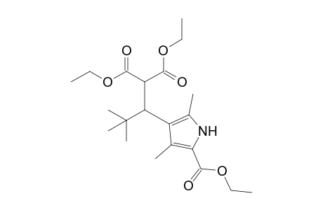 Ethyl 3,5-dimethyl-4-[2',2'-dimethyl-1'-(diethoxycarbonylmethyl)propyl]-1H-pyrrole-2-carboxylate