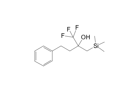 1,1,1-Trifluoro-4-phenyl-2-((trimethylsilyl)methyl)butan-2-ol