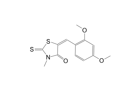 (5E)-5-(2,4-dimethoxybenzylidene)-3-methyl-2-thioxo-1,3-thiazolidin-4-one