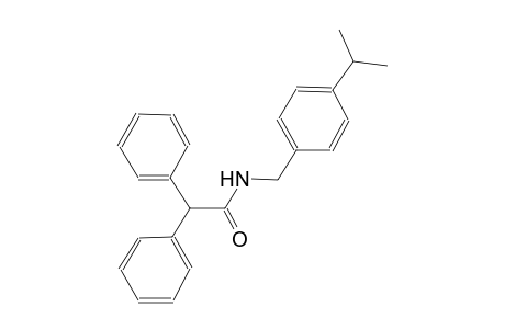 benzeneacetamide, N-[[4-(1-methylethyl)phenyl]methyl]-alpha-phenyl-