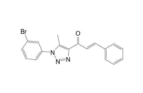 (E)-1-[1-(3-Bromophenyl)-5-methyl-1H-1,2,3-triazol-4-yl]-3-phenylprop-2-en-1-one