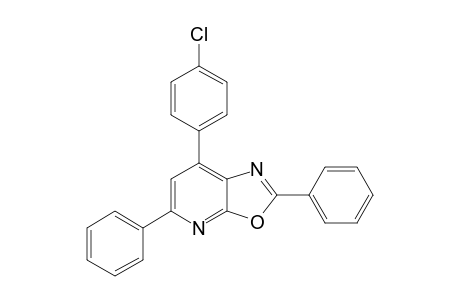 7-(4-Chlorophenyl)-2,5-diphenyloxazolo[5,4-b]pyridine