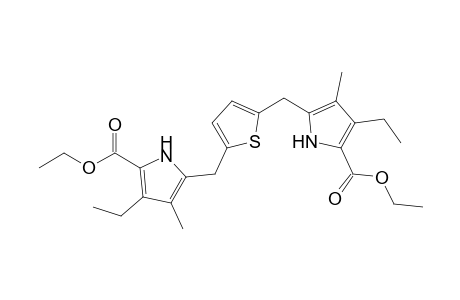 2,5-Bis(5-ethoxycarbonyl-4-ethyl-3-methylpyrrol-2-ylmethyl)thiophene