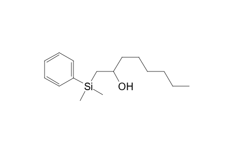 1-(Dimethylphenylsilyl)octan-2-ol