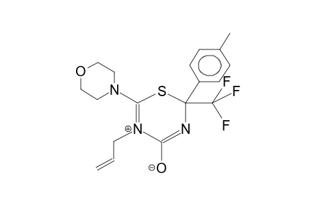 6-MORPHOLINO-5-ALLYL-2-PARA-TOLYL-2-TRIFLUOROMETHYL-2H-1,3,5-THIADIAZIN-5-IO-4-OLATE