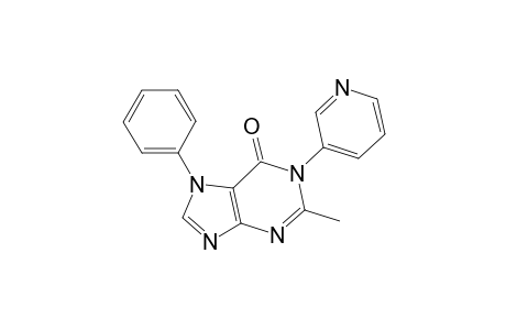 2-Methyl-7-phenyl-1-(3-pyridinyl)-6-purinone