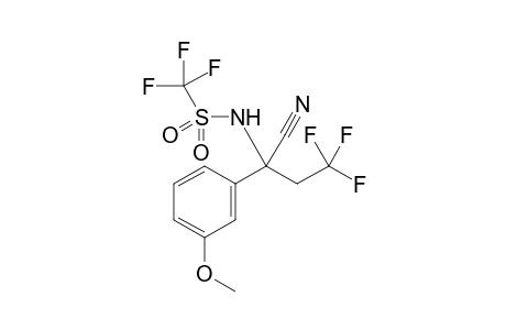 N-(1-Cyano-3,3,3-trifluoro-1-(3-methoxyphenyl)propyl)-1,1,1-trifluoromethanesulfon-amide