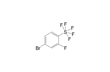 2-[.lambda.6-Pentafluorosulfanyl]-5-bromo-1-fluorobenzene