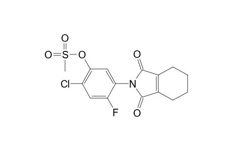 1H-Isoindole-1,3(2H)-dione, 2-[4-chloro-2-fluoro-5-[(methylsulfonyl)oxy]phenyl]-4,5,6,7-tetrahydro-