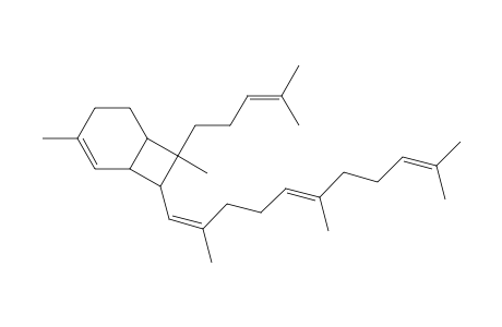 3,7-Dimethyl-7-(4-methyl-3-pentenyl)-8-(2,6,10-trimethyl-1,5,9-undecatrienyl)bicyclo[4.2.0]oct-2-ene