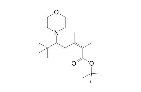 (Z)-tert-Butyl 5-morpholino-2,3,6,6-tetramethylhept-2-enoate