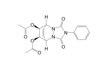 (5R,8S,10S,11R)-5,8-Dihydro-10,11-bis(acetyloxy)-2-phenyl-5,8-ethano-1H-[1,2,4]-triazolo[1,2-a]pyridazine-1,3(2H)-dione