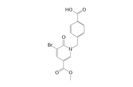 4-[(3-bromo-5-(methoxycarbonyl)-2-oxo-1(2H)-pyridinyl)methyl]benzoic acid