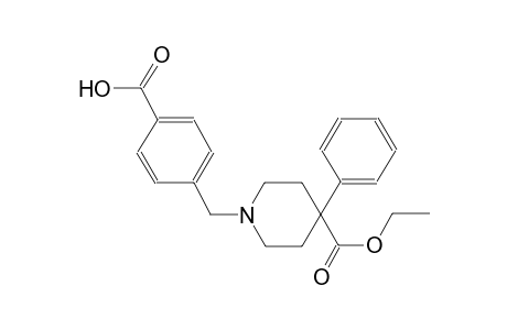4-piperidinecarboxylic acid, 1-[(4-carboxyphenyl)methyl]-4-phenyl-,ethyl ester