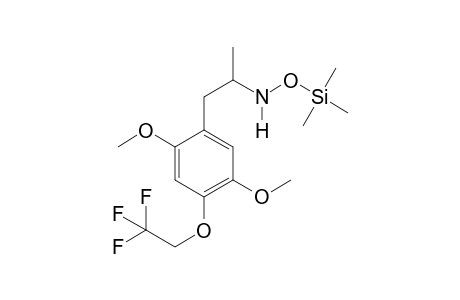 N-Hydroxy-2,5-dimethoxy-4-trifluorethyloxyamphetamine TMS