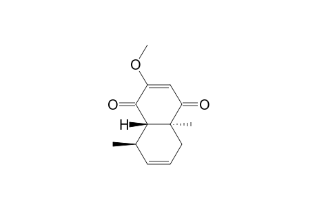1,4-Naphthalenedione, 4a,5,8,8a-tetrahydro-2-methoxy-4a,8-dimethyl-, (4a.alpha.,8.beta.,8a.beta.)-