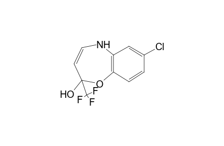 7-Chloro-2-hydroxy-2-trifluoromethyl-(1H,5)benzoxazepine