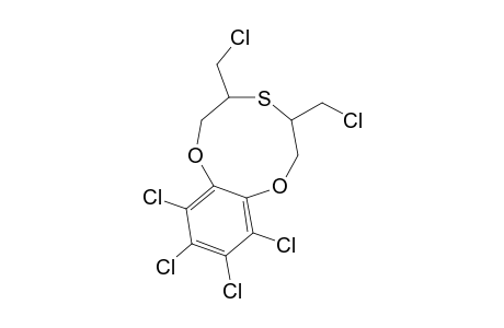 (3RS,5RS)-3,5-BIS-CHLOROMETHYL-2,3,5,6-TETRAHYDRO-1,7,4-TETRACHLOROBENZODIOXATHIONIN;OTHER_DIASTEREOMER_NOT_FOUND