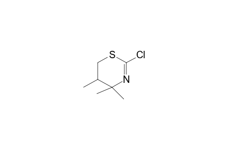 2-Chloranyl-4,4,5-trimethyl-5,6-dihydro-1,3-thiazine